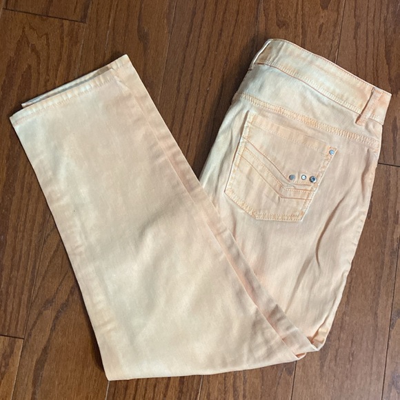 Chico platinum collection orange jeans. Size 1 or medium - Picture 1 of 13
